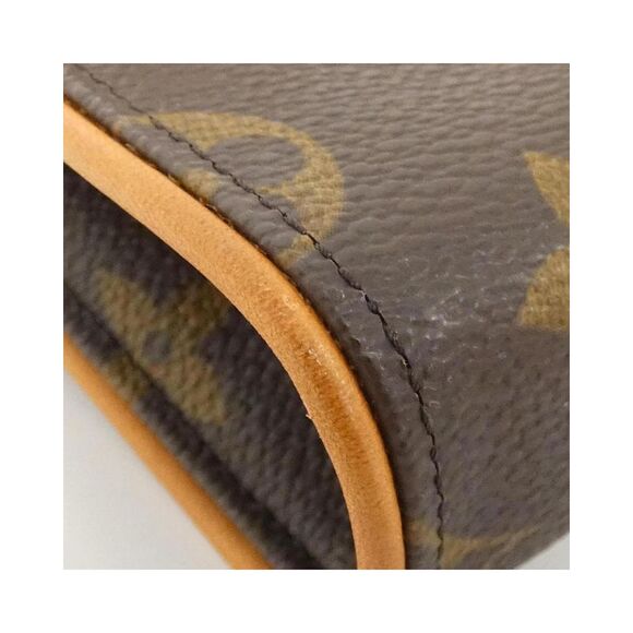 Pre Loved Louis Vuitton Pochette Monogram Canvas Clutch Unisex Brown Clutch Bags - Picture 3 of 8